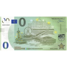 0 Euro biljet Scheveningen De Pier 